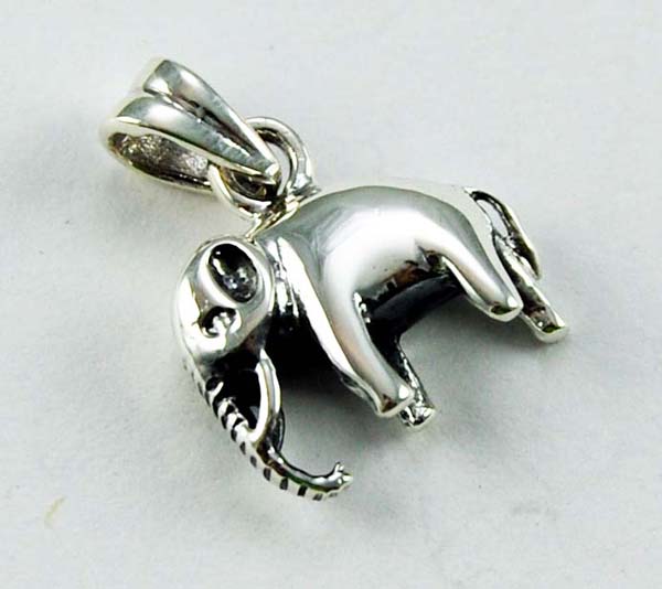 Pendant Silver Elephant