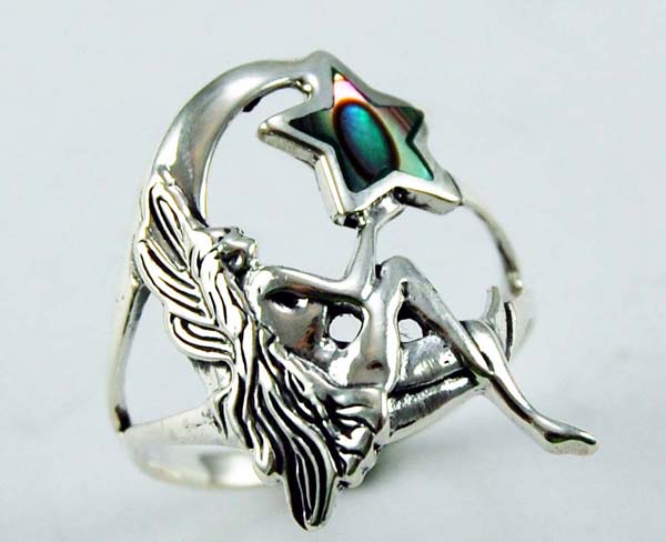 Ring Silver Fairy With Star