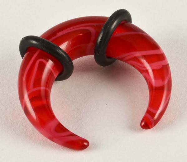 Body Piercing Claw Red 6mm