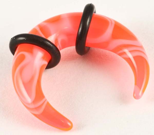 Body Piercing Claw Orange 6mm