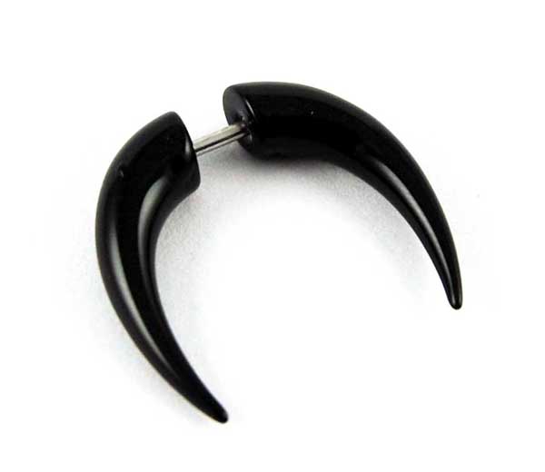 Body Piercing Claw Fake Black