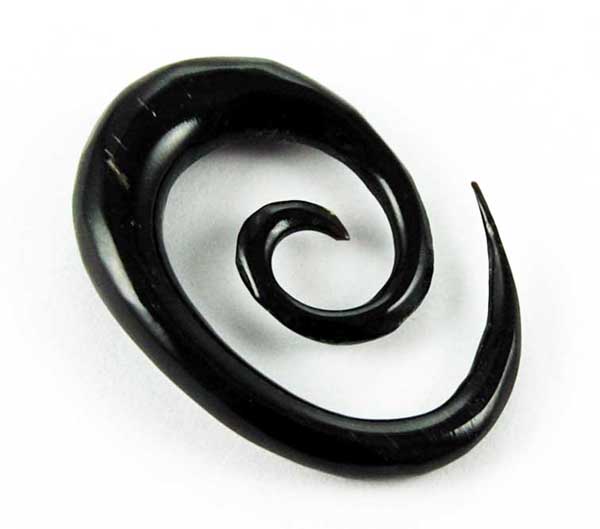 Body Piercing Expander Horn With Spiral 6mm