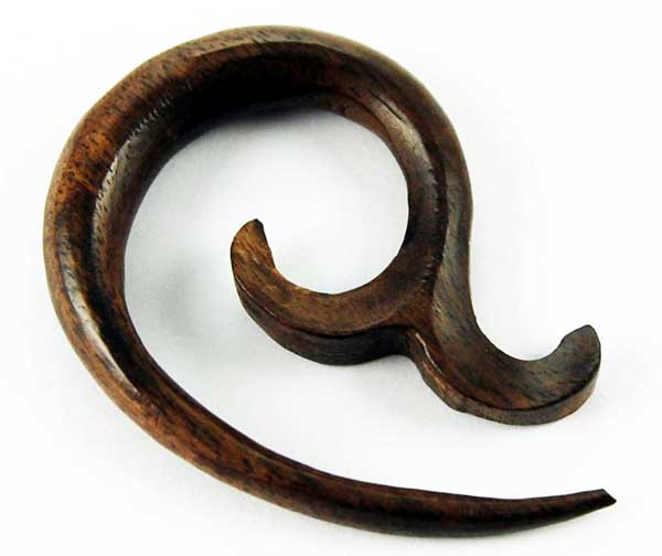 Body Piercing Expander Wood Tail 8mm