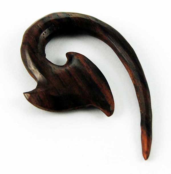 Body Piercing Expander Wood Tail 6mm
