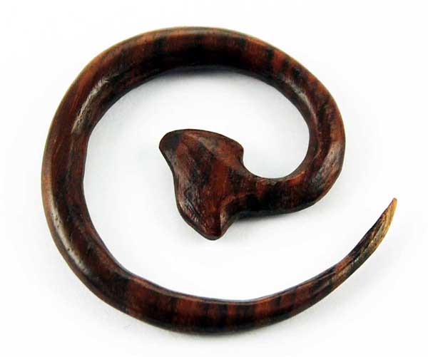 Body Piercing Expander Wood Tail 6mm