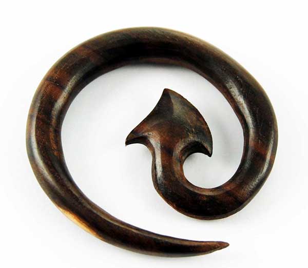 Body Piercing Expander Wood Tail 8mm