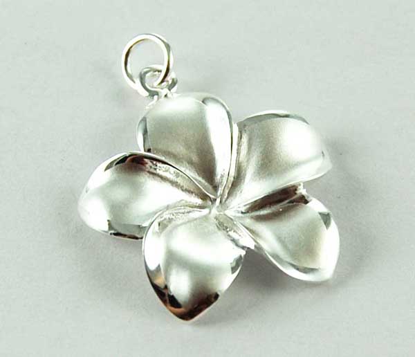 Pendant Silver Flower 25mm