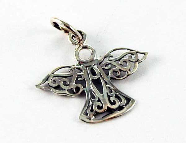 Pendant Silver Angel Cut