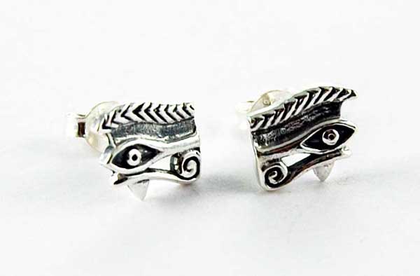 Earring Silver Egyptian Eye