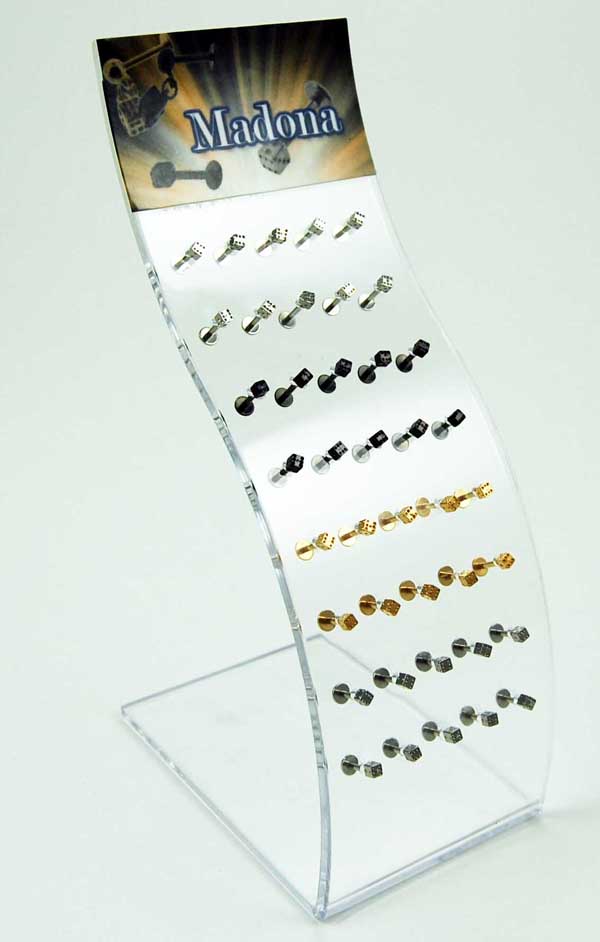 Body Piercing Barbell Dices Mixed Colours 40 Pieces