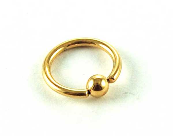Body Piercing Bcr 8mm Gold 1.2mm 2pcs