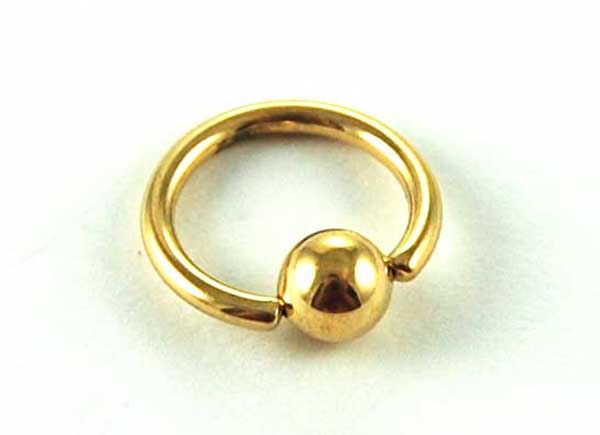 Body Piercing Bcr 10mm Gol 2pcsd 1.6mm