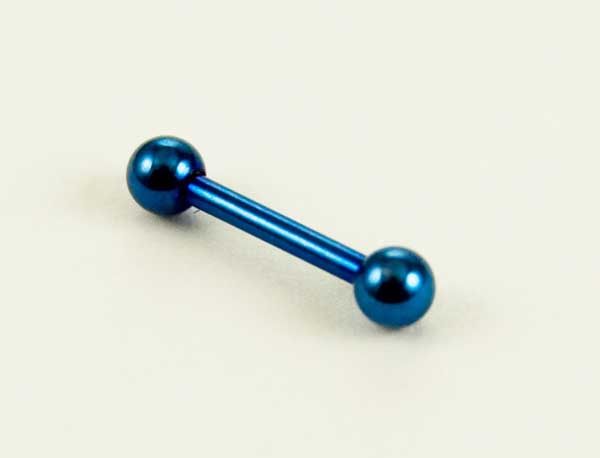 Bp Eyebrow Bar With Ball Anodized 3x8x1.2mm Blue