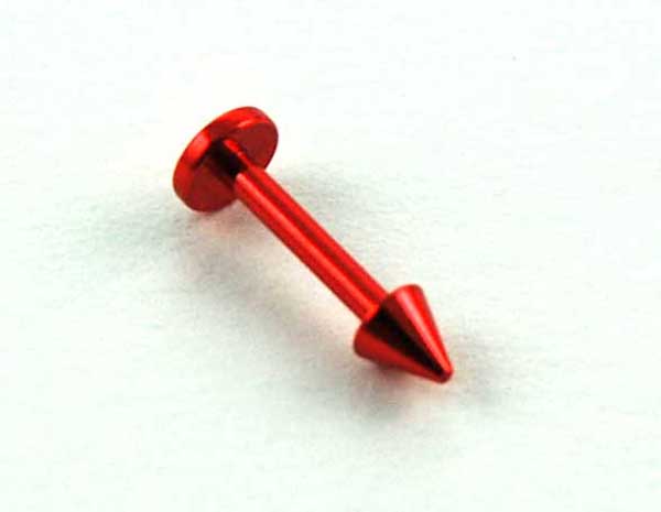 Bp Labret Spike Red