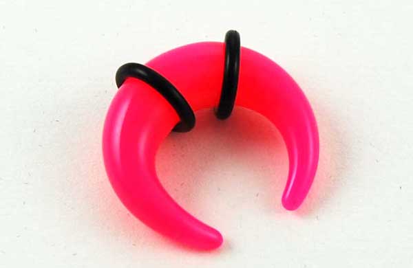 Body Piercing Stretcher Claw Pink Neon 3mm