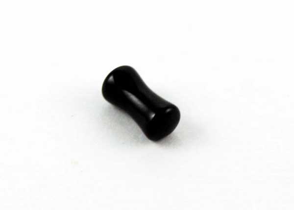 Body Piercing Plug Obsidian 6mm