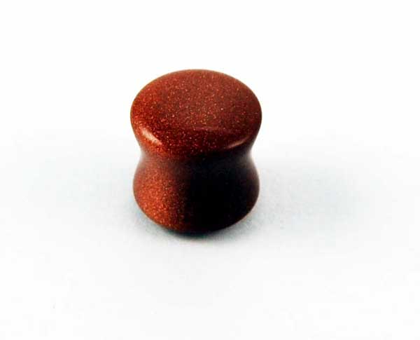 Body Piercing Plug Goldstone 12mm