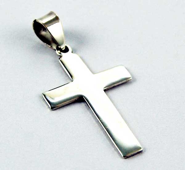 Pendant Silver Cross Plain
