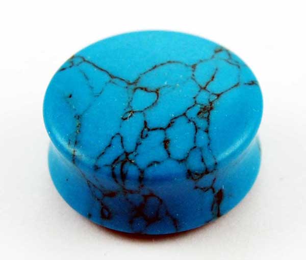 Body Piercing Plug 22mm Turquoise