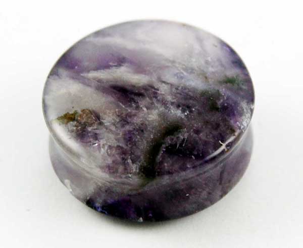 Body Piercing Plug 22mm Amethyst