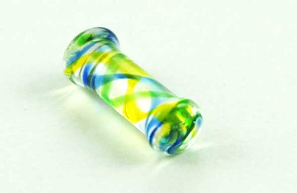 Body Piercing Plug Glass 5mm Green