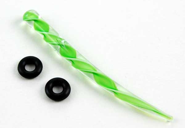 Body Piercing Stretcher Curved 10mm Green