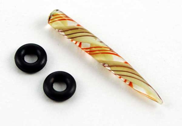 Body Piercing Stretcher Straight 4mm Brown
