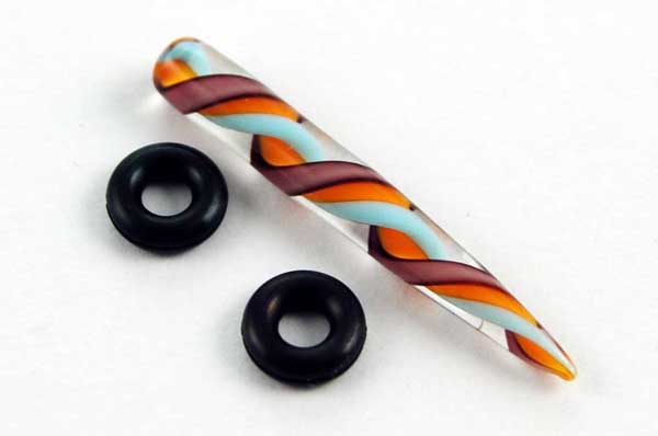 Body Piercing Stretcher Straight 8mm Brown