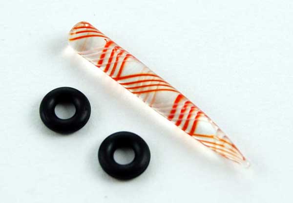 Body Piercing Stretcher Straight 4mm Clear