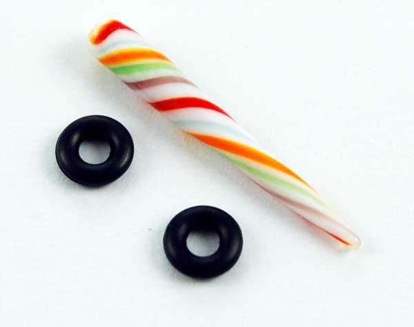 Body Piercing Stretcher Straight 10mm Blue