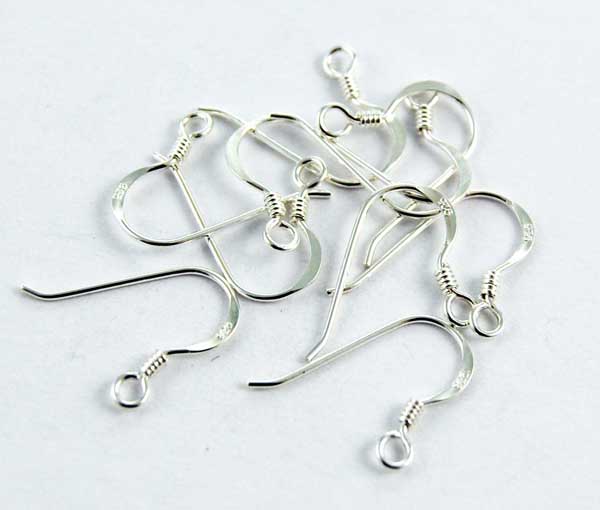 Hooks Silver 5 Pairs Per Bag
