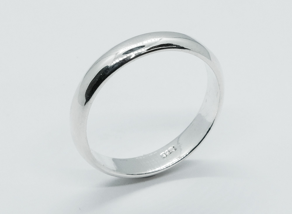 Ring Silver Plain Band