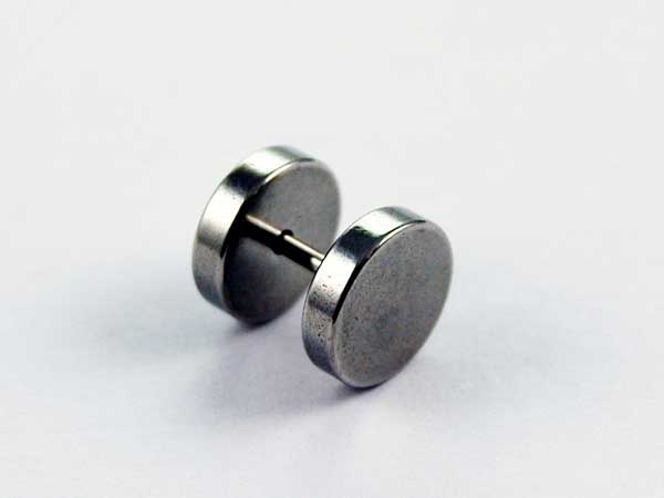 Body Piercing Plug Steel Fake 10mm