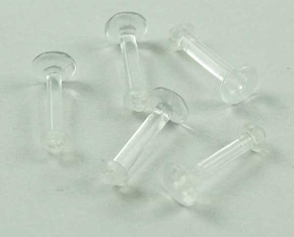 Body Piercing Retainer Stud 1.6x10mm 5pcs