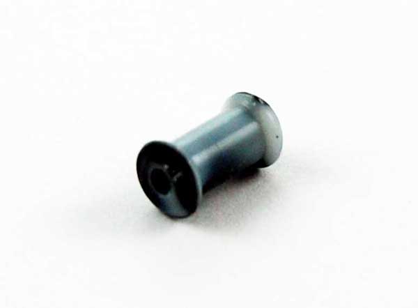 Body Piercing Tunnel Silicone Marble Black 4mm
