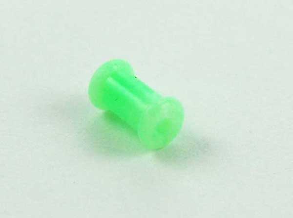 Body Piercing Tunnel Silicone Marble Green 4mm