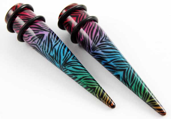 Body Piercing Expander UV Multi Print 12mm 2pcs