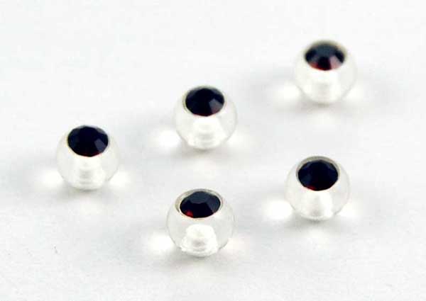 Body Piercing Jewelled Ball Clear With Siam Preciosa Crystal Sto
