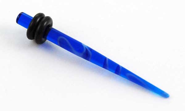 Body Piercing Stretcher Straight Blue 3mm