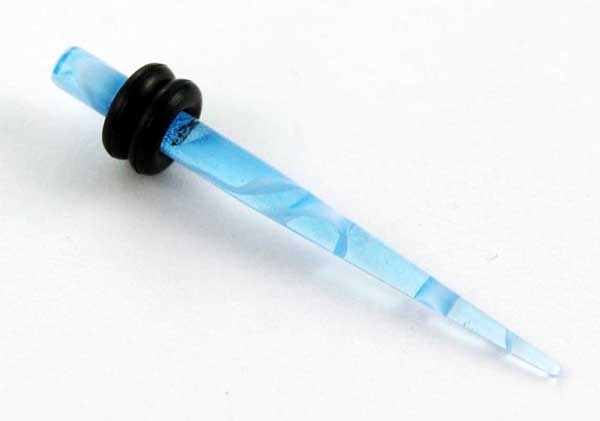 Body Piercing Stretcher Straight Light Blue 3mm