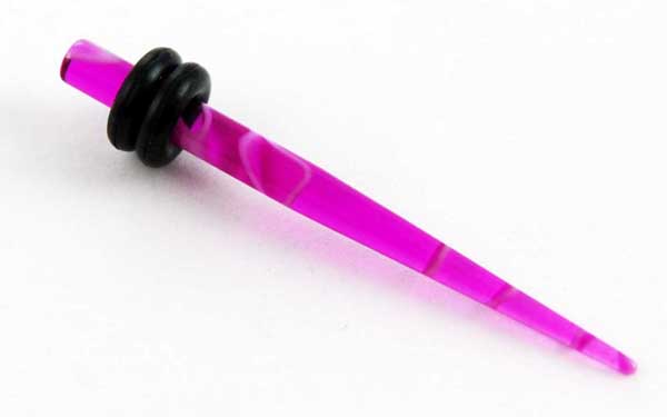Body Piercing Stretcher Straight Purple 3mm