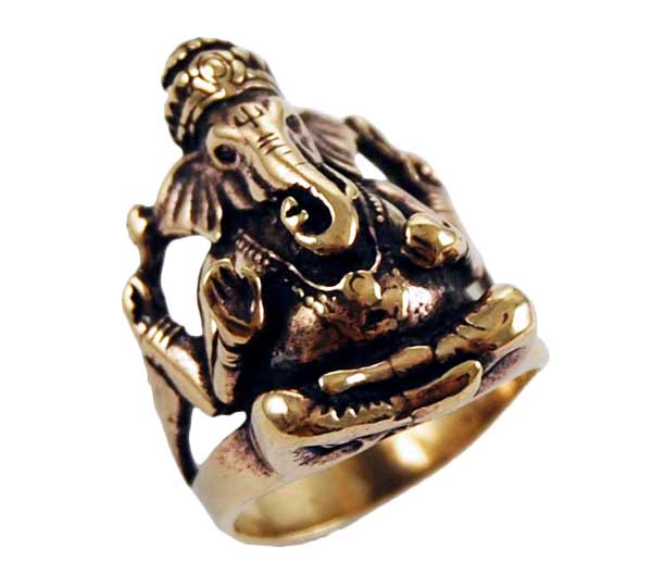 Ring Bronze Ganesh