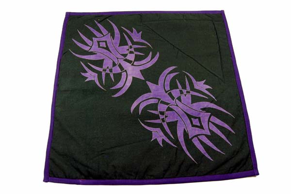 DARKSTAR CUSHION COVER PURPLE TRIBAL