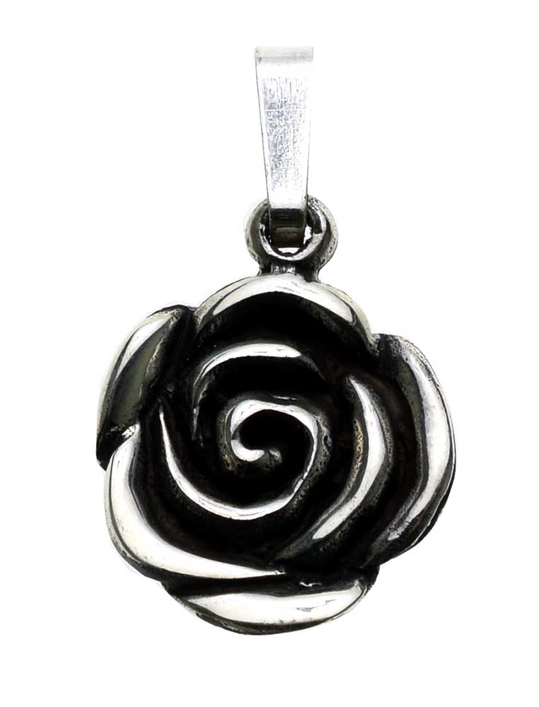 Pendant Silver Rose H1.4xw1.1cm