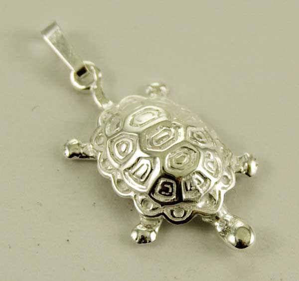 Pendant Silver Turtle H3.3xw1.5cm