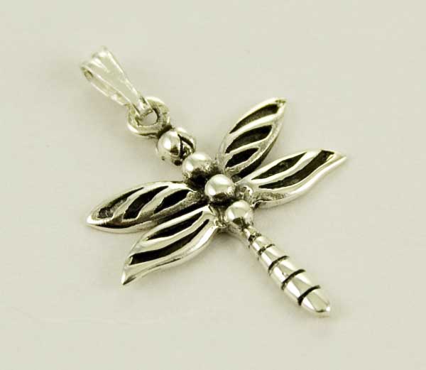 Pendant Silver Dragonfly H2.5xw2cm