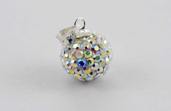 Pendant Silver Cluster AB 12mm Ball