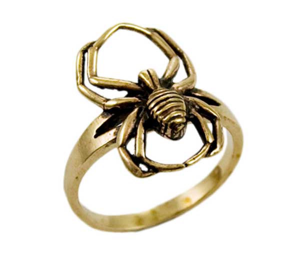 Ring Bronze Spider 20mm