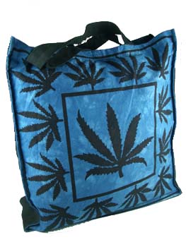 Bag Canvas Cannabis Leaf. Blue, Red, Purple or Tye Dye