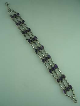 Silver Bracelet With Stone 925 Sterling